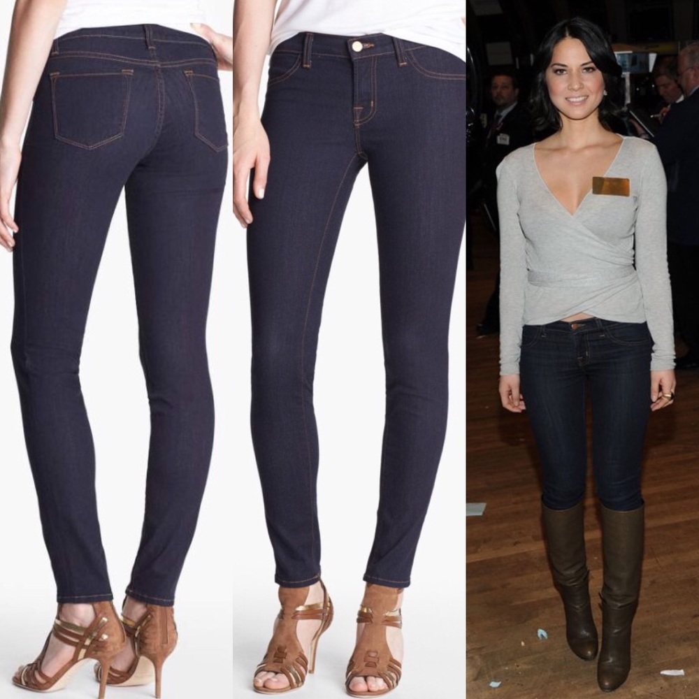 J Brand super skinny lowrise starless wash sz 24